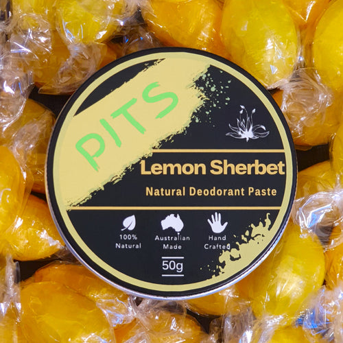 Natural PITS Lemon Sherbet Deodorant